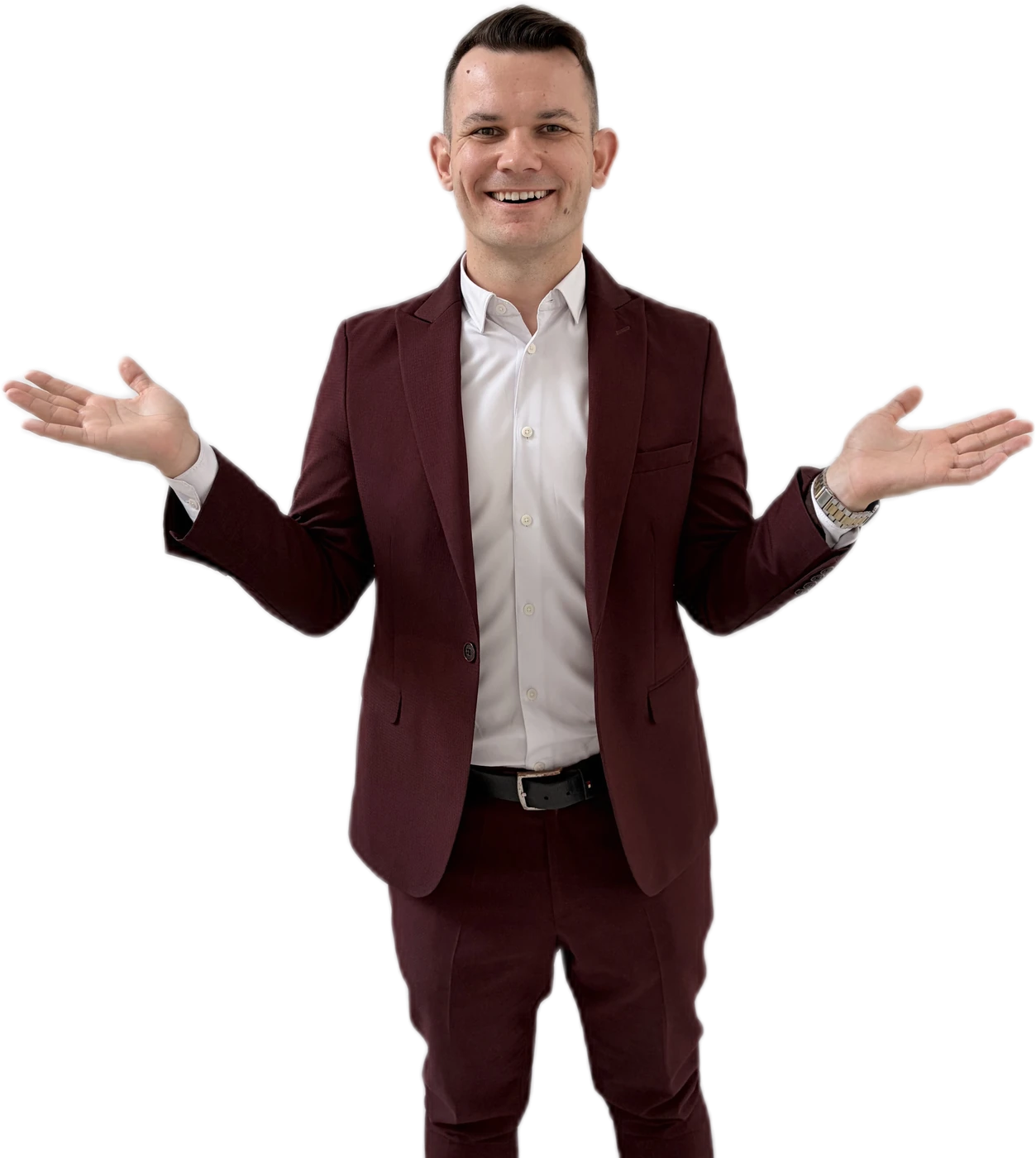 Gregor Kragelj Gregor Kragelj z razprtimi rokami